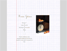 Tablet Screenshot of mamie-gateaux.com